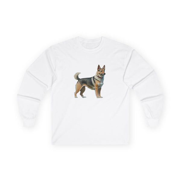 Swedish Vallhund  - Unisex Classic Cotton Long Sleeve Tee