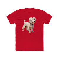 Sealyham Terrier Men's Fitted Cotton Crew Tee