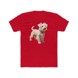 Sealyham Terrier Men's Fitted Cotton Crew Tee