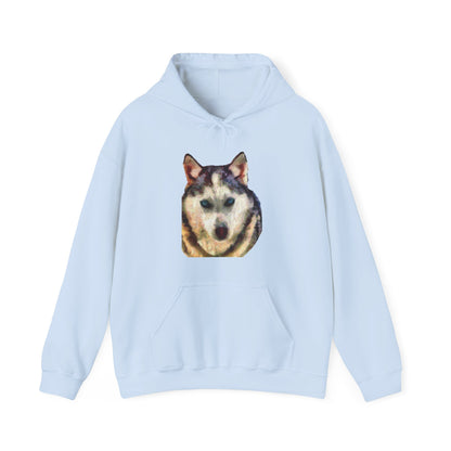 Siberian Husky 'Sacha' Unisex 50/50 Hoodie
