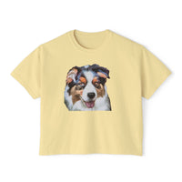Australian Shepherd #2 - Women's Oversized Boxy Tee