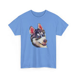 Siberian Husky 'Iditarod' Unisex Heavy Cotton Tee