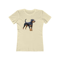 Jagdterrier  - Women's Slim Fit Ringspun Cotton Tee