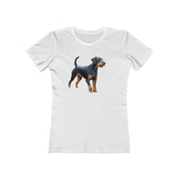 Jagdterrier  - Women's Slim Fit Ringspun Cotton Tee