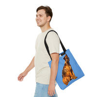 Charming 'Andrew' Border Terrier Tote Bag