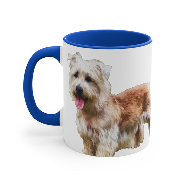 Glen of Imaal Terrier Accent Coffee Mug, 11oz