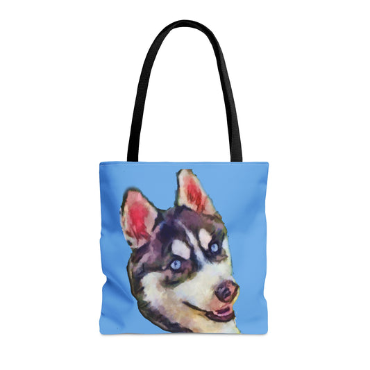 Siberian Huskie 'Iditarod' AOP Tote Bag