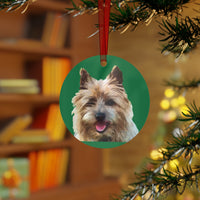 Cairn Terrier Metal Ornaments