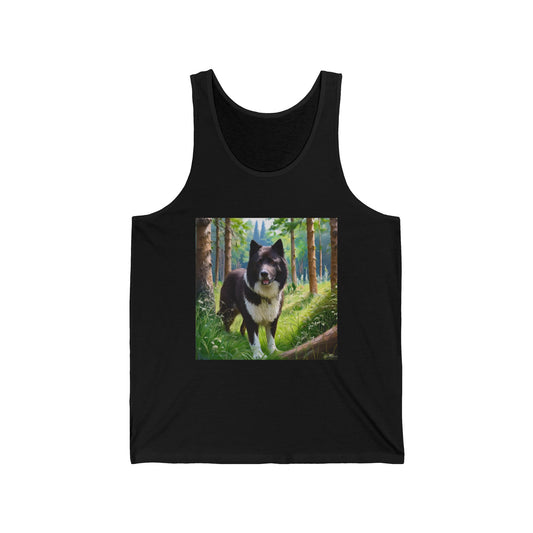 Karelian Bear Dog Unisex Jersey Tank Top