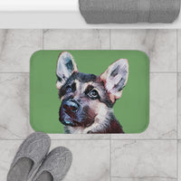 German Shepherd 'Sly' Bath Rug Mat