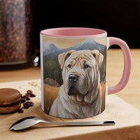 Elegant Chinese Shar-Pei 11oz Ceramic Accent Mug