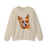 Red Heeler - Australian Cattle Dog - Unisex 50/50 Crewneck Sweatshirt