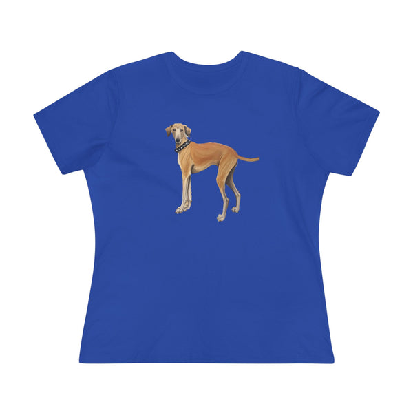 Sloughi - Arabian Greyhound - Women's Relaxed Fit Cotton Tee