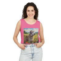 Irish Wolfhound Unisex Relaxed Fit Garment-Dyed Tank Top