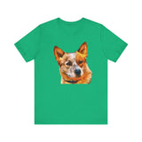 Red Heeler - Australian Cattle Dog Unisex Jersey Short Sleeve Tee