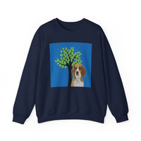 Beagle 'Hopper' Unisex 50/50 Crewneck Sweatshirt