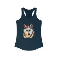 Siberian Husky 'Sacha' Women's  Racerback Tank