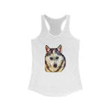 Siberian Husky 'Sacha' Women's  Racerback Tank