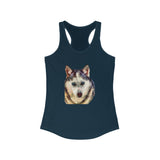 Siberian Husky 'Sacha' Women's  Racerback Tank