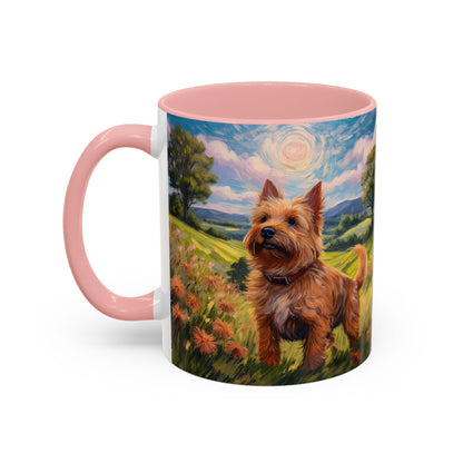Norwich Terrier Accent Coffee Mug