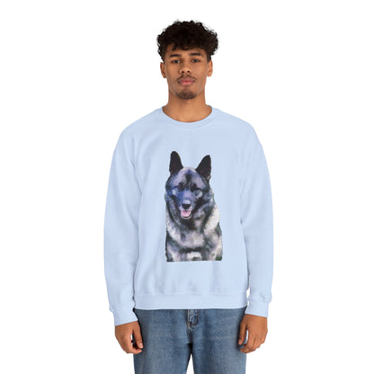 Norwegian Elkhound - Unisex 50/50 Crewneck Sweatshirt