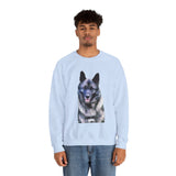 Norwegian Elkhound - Unisex 50/50 Crewneck Sweatshirt