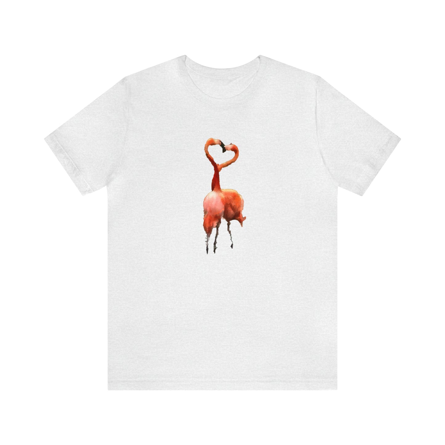 Flamingo 'Love Birds' -  Classic Jersey Short Sleeve Tee