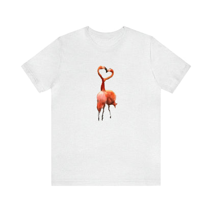 Flamingo 'Love Birds' -  Classic Jersey Short Sleeve Tee