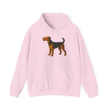 Airedale Terrier #2 - Unisex 50/50 Hooded Sweatshirt