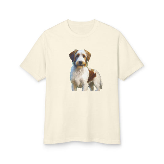 Kromfohrländer Unisex Relaxed Fit Garment-Dyed Heavyweight Cotton Tee