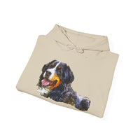 Bernese Mountain Dog - #1  -  Unisex 50/50 Hooded Sweatshirt