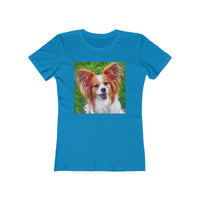 Papillon Women's Slim Fit Ringspun Cotton T-Shirt