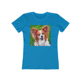 Papillon Women's Slim Fit Ringspun Cotton T-Shirt