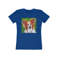 Papillon Women's Slim Fit Ringspun Cotton T-Shirt