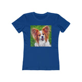 Papillon Women's Slim Fit Ringspun Cotton T-Shirt