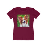 Papillon Women's Slim Fit Ringspun Cotton T-Shirt