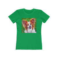 Papillon Women's Slim Fit Ringspun Cotton T-Shirt