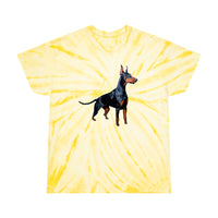 Doberman Pinscher #1  -- Uisex Tie-Dye Tee, Cyclone