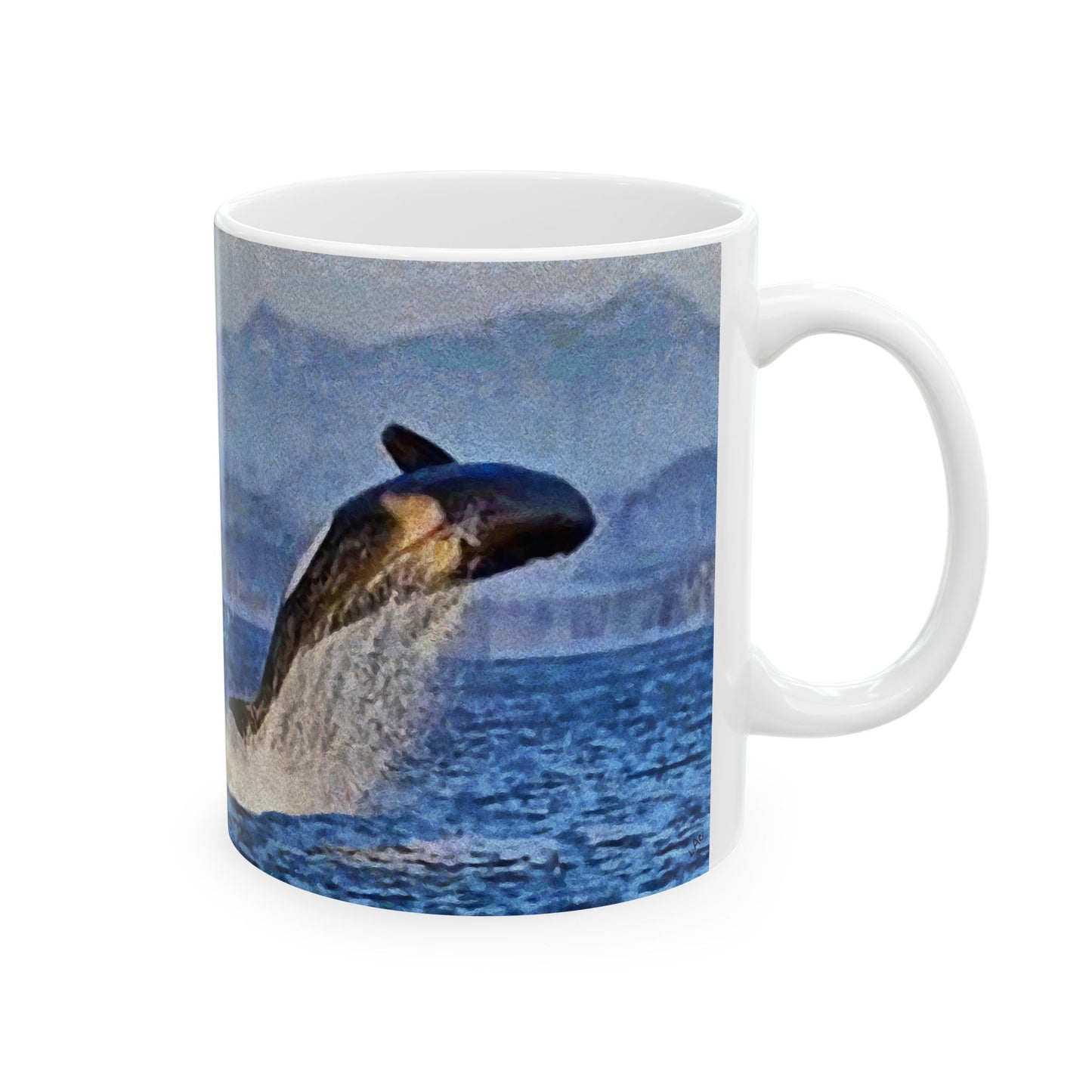 Whale 'Leviathan' - Ceramic Mug 11oz