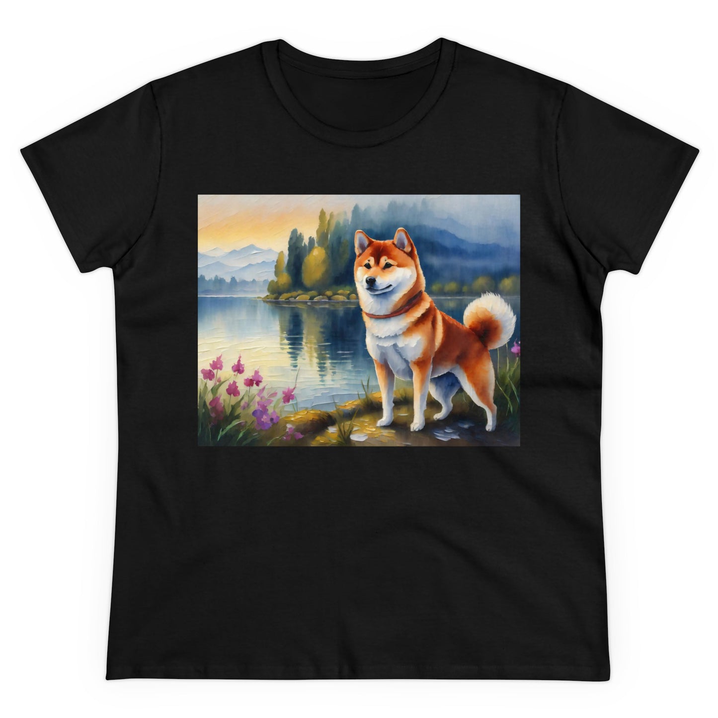 Shiba Inu Women's Midweight Cotton Tee