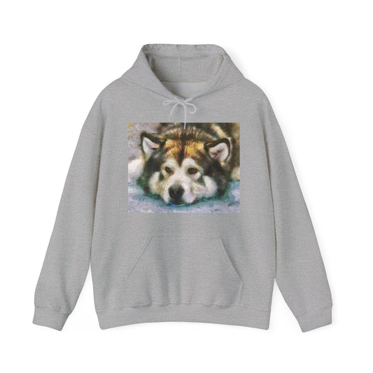 Malamute Unisex 50/50 Hoodie