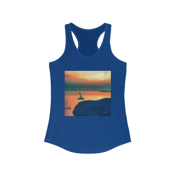 Kastro Sunset (Sifnos, Greece) Women's Racerback Tank