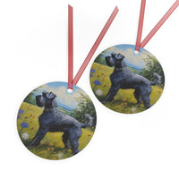 Kerry Blue Terrier Metal Ornaments