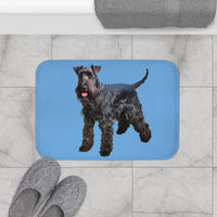 Kerry Blue Terrier Bathroom Rug Mat