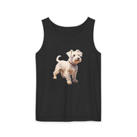 Sealyham Terrier Unisex Relaxed Fit Garment-Dyed Tank Top