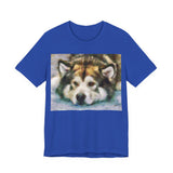 Alaskan Malamute 'Eyak; Unisex Jersey Short Sleeve Tee
