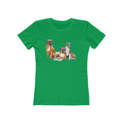 Boxer Quartet - Women's Slim Fitted Ringspun Cotton T-Shirt