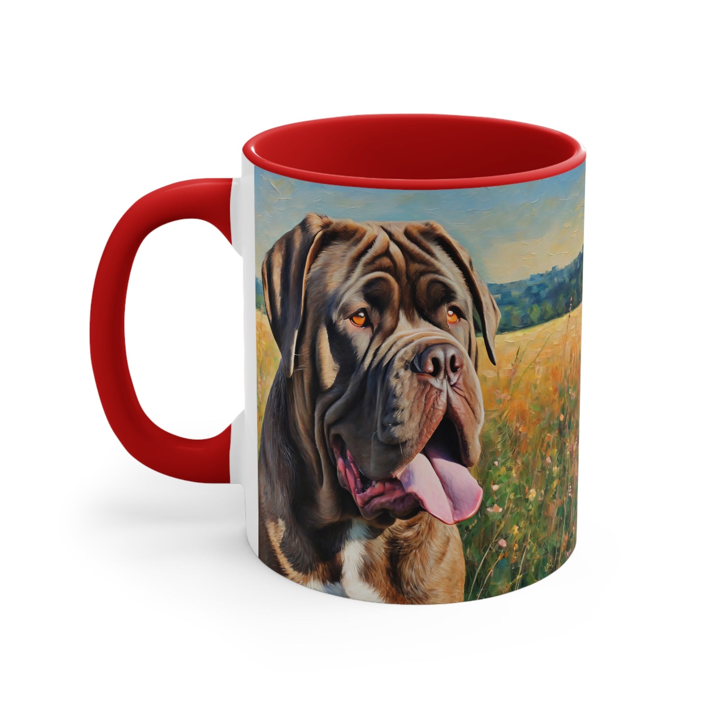 Charming Neapolitan Mastiff 11oz Ceramic Accent Mug
