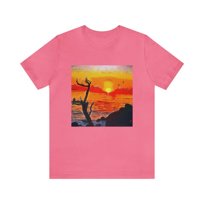 Big Sur Sunset at Pfeiffer Beach - -  Classic Jersey Short Sleeve Tee