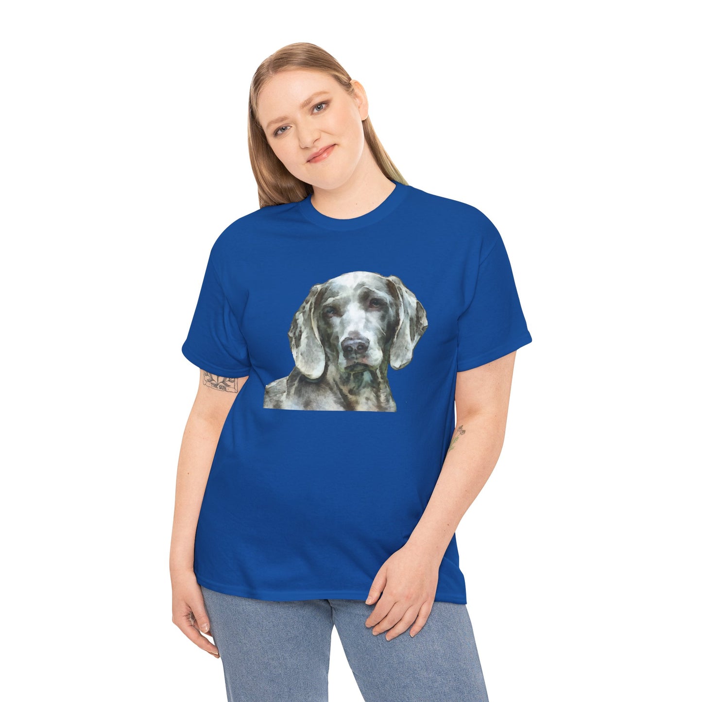 Weimaraner 'Greyson' Unisex Heavy Cotton Tee